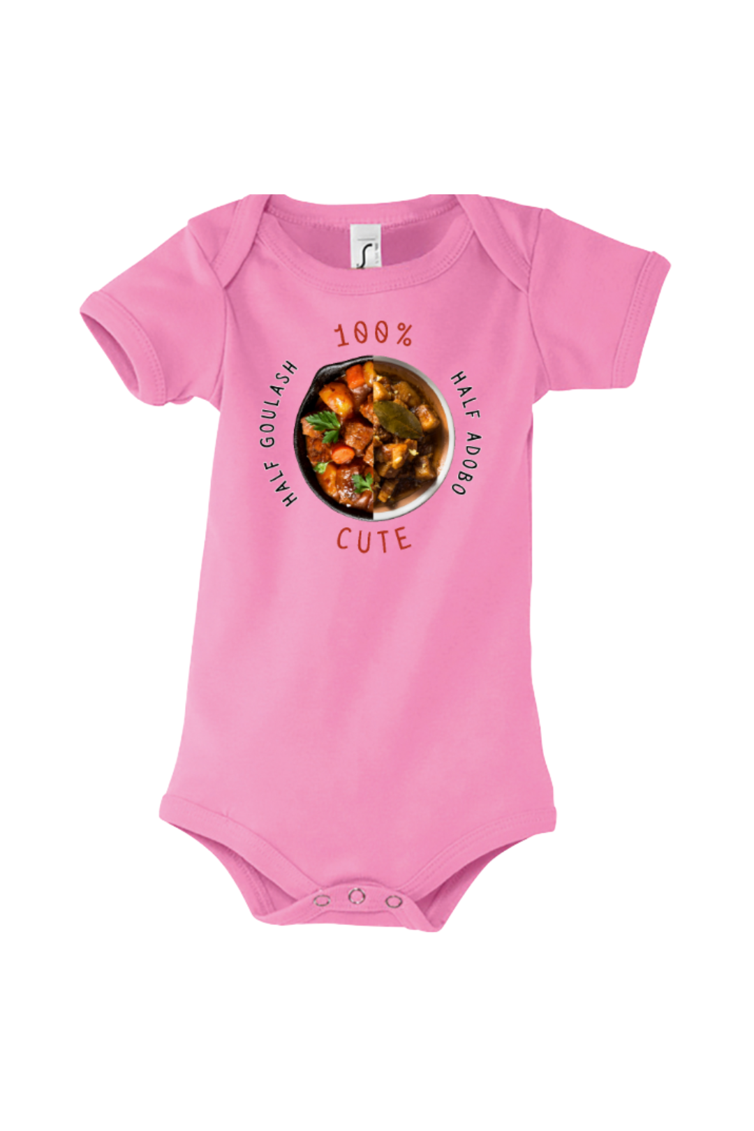 Half Goulash / Half Adobo Baby Bodysuits