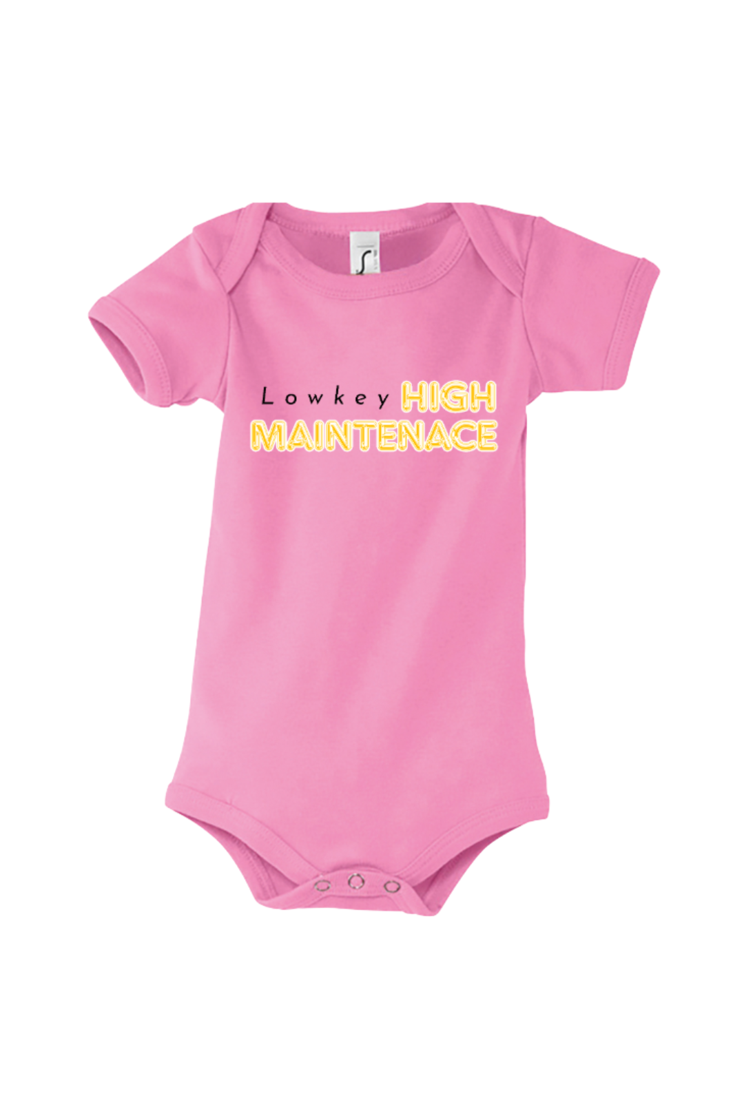 Lowkey High Maintenace Baby Bodysuits